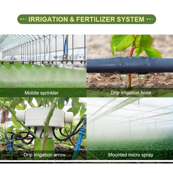 Mushroom Light Deprivation Greenhouse With Hot Dip Galvanized Steel Pipe