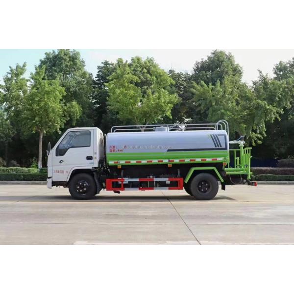 4x2 JMC Water Tanker Trucks Manual Transmission Euro 3 4 5 6 Emission Standard Durable Affordable 4cbm Capacity Durable