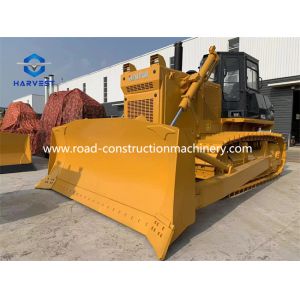 320hp Crawler Bulldozer HAITUI HD32 With Cummins Engine & Single Shank Ripper
