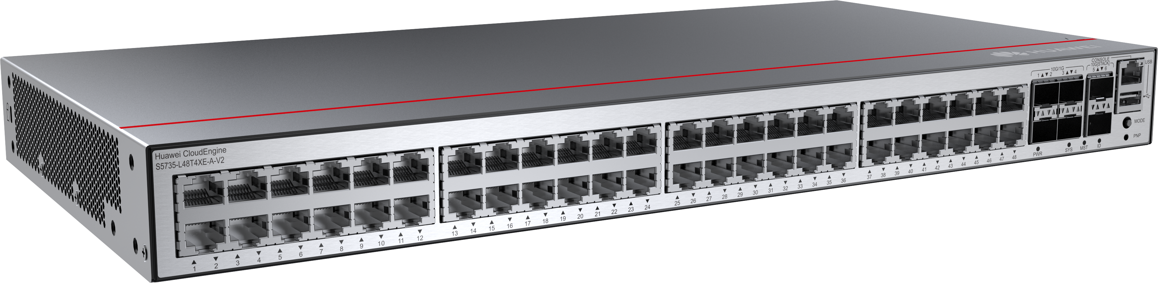 Layer 3 Network Switch with 10GE SFP+ Ports and Lightweight 3.6kg Design for