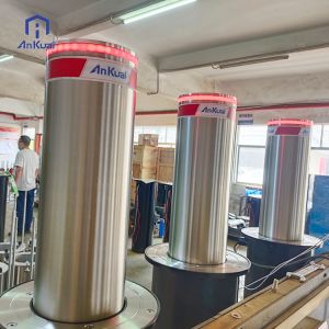 Automatic Hydraulic Bollard with 304 Stainless Steel Construction and Carbon