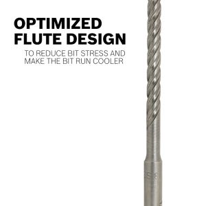 Carbide Centric Single Tip Masonry Drill Bit 4 Flutes