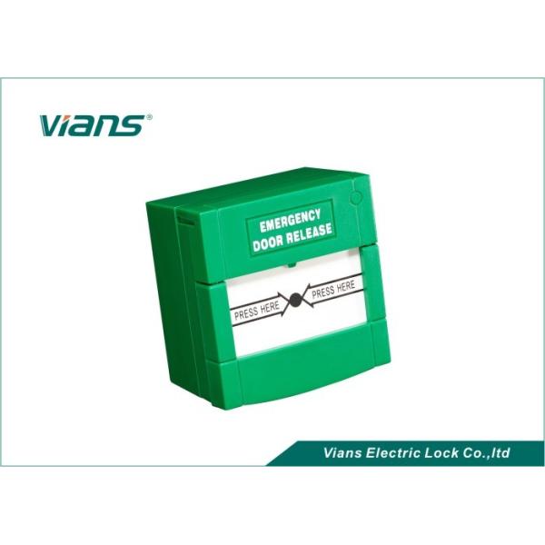 Double PoLe Emergent Exit Button Break Glass Fire Emergency Exit Release Swith