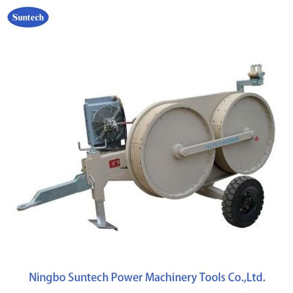Overhead Stringing Hydraulic Puller Tensioner , 3T Power Construction Conductor