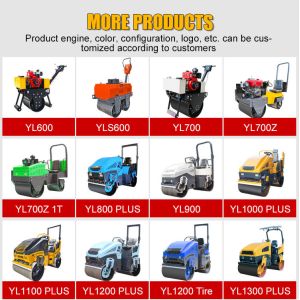 High Quality 2 Ton 3 Ton Diesel Road Roller Double Drum Roller Compactor Road