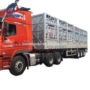 7-Way Electric System Semi-Trailer Perfect for Transporting Livestock and Bulk Cargo