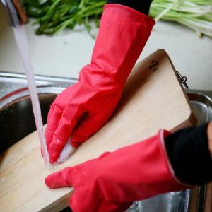 30cm Anti Oil Household 50g Commercial Dishwashing Gloves