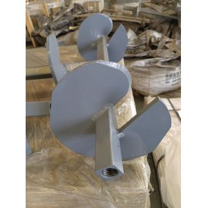 Standard Galvanized Pipe Steel Anchor Welded Helical Screw Piles