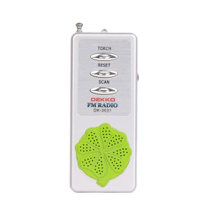 75g Auto Scan FM Radio FM Frequency Auto Scan Mini Pocket Radio Built-In Speaker