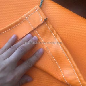 850gsm Waterproof Fireproof Pvc Coated Blackout Tarpaulin Fabric for Tent