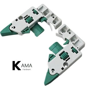 25KGS Foldable KAMA Soft Close Drawer Slides Galvanized Steel Material