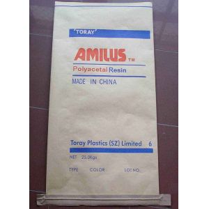 Moisture Proof Multiwall Paper Bags with Offset Printing / Heat Cut