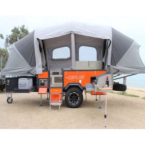 Grey Waterproof Canvas Custom Inflatable Tail Shelter 600*200*160CM