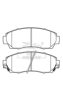 Buy Ceramic Mercedes Rear Brake Pads Set Black F0822 , 0054200822 at wholesale prices