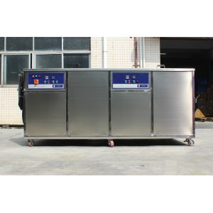 Heating Internal exchanger tube Professional Ultrasonic Cleaner with 2 chambers
