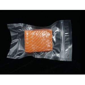 Food Vacuum Sealer Zipper Bags Textured Poly Nylon Vacuum Pouches