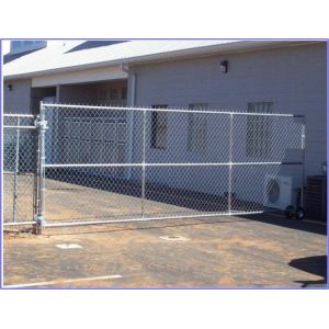 High Security Residential Chain Link Fencing Chain Length Fence 5m-25m Length