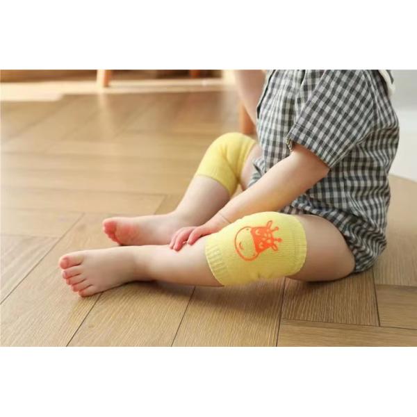 Anti Slip Infant Crawling Knee Pads Anti Drop Cotton Elbow Pads Non Skid