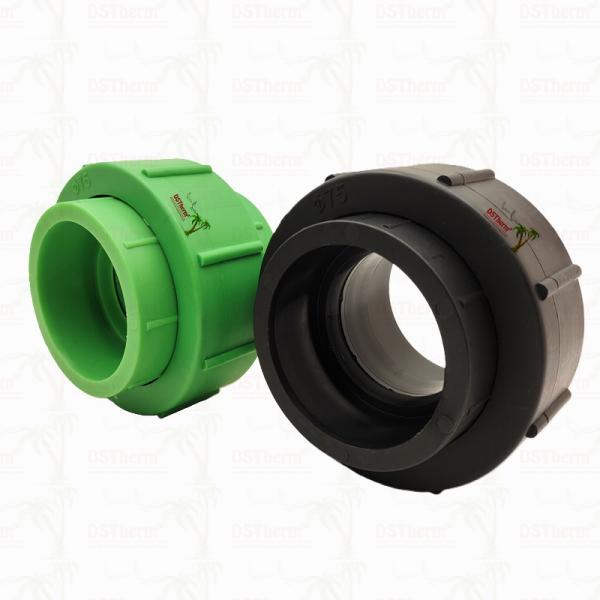 Ppr Black Plastic Union For Piping System Customizable Durability Chemical Resistance
