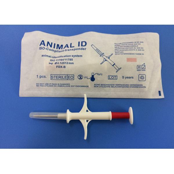 Buy 134.2Khz Implantable Pet Tracker Microchip With Syringe at wholesale prices
