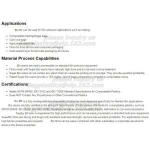 En13432 Certified Custom Printed Wholesale Biodegradable Compostable Plastic