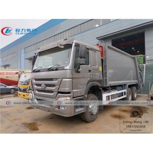 SINOTRUK HOWO 3 Axles 6x4 18000L 20000L Compressed Garbage Truck