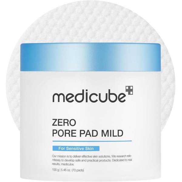 Breakout-Prone Skin Exfoliating Toner Pads Medicube Red Succinic Acid Panthenol Facial Peeling Pads with Niacinamide AHA BHA
