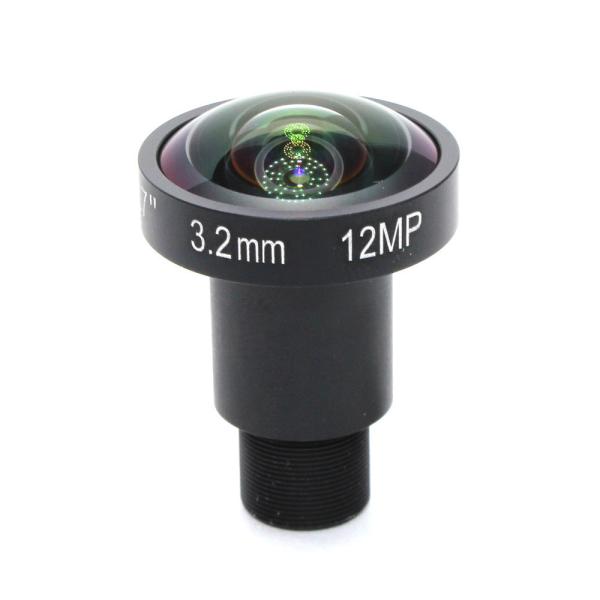 Buy 4K Lens 12Megapixel Fixed M12 Lens 3.2mm 160 Degree 1/1.7 inch For IMX226 4K IP CCTV camera or 4K Action Camera at wholesale prices