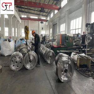 Forged Crane Wheel For Industrial Cranes Handling Equipment Custom Forged Wheels