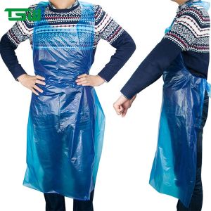 ISO13485 Dust Proof Polyethylene Disposable Apron