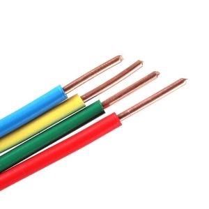 Solid PVC Insulated Electrical Wire 6mm With PVC Insulation Material