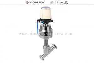 Quality PTFE Seal DC2V Pneumatic 2/2 Way Angle Seat Valve for sale