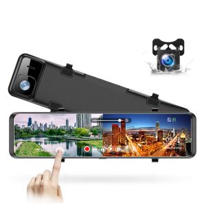 Quality Waterproof 11.26&quot; 12&quot; 2.5K Rear View Mirror Dash Cam Right Side for sale