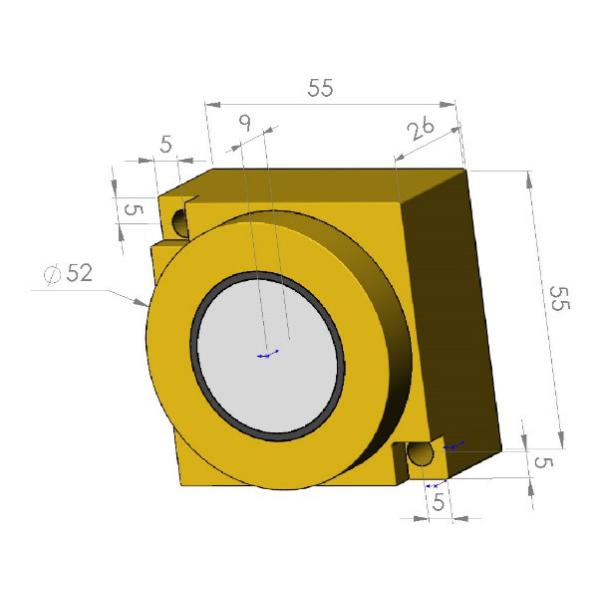 Buy Battery Powered PBT FRP 75Khz Ultrasonic Waterproof Sensor at wholesale prices