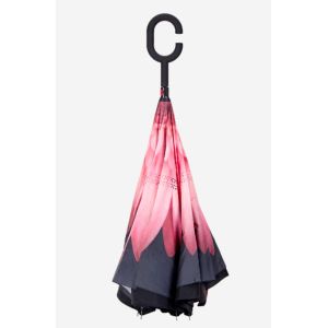 Quality Metal Ribs Reversible Inverted Umbrella With Rubber Handle for sale