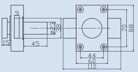Standard Keyway Lock Type Rim Door Lock A Anti-theft Standard