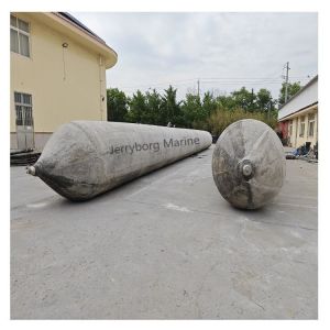 Maritime Rubber Airbag for Safe and Efficient Ship Launching