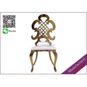 Gold Stainless Steel Wedding Chairs For Sale WIth Furniture Exporter (YS-80)