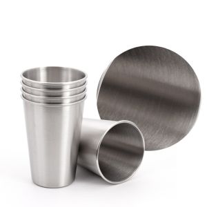 reusable stainless steel ice cream sippy cup, coffee mug cup stainless steel