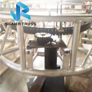 1200mm Rotating Aluminum Truss Rotary Lamp Frame For Event