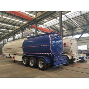 Liangshan 30000l-60000l Aluminium Fuel Tanker Semi Trailer
