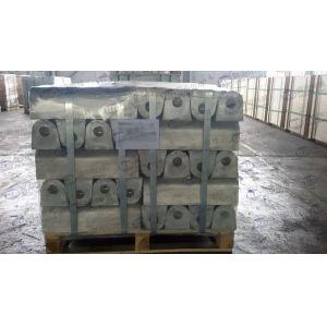 Standard Potential Magnesium Aluminum Sacrificial Anode For Barges Tugs