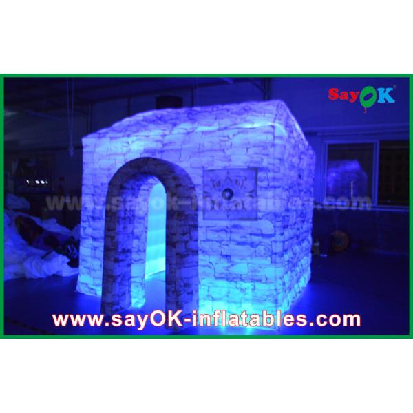 Inflatable Tent Customized Full Printing Inflatable Photo Booth , Portable Inflatable Cube House