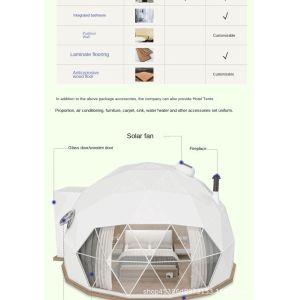 6m Transparent Starlight Camping Tent