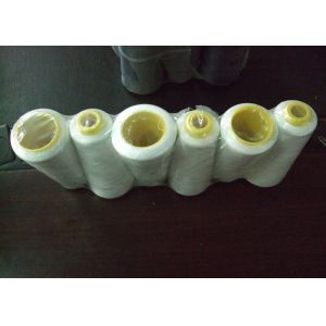 30s/3 Polyester Ring Spun Yarn , Raw White Blue Black For Bed Sheet