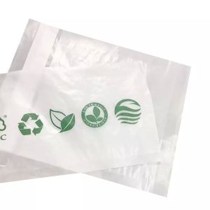 Recycled Glassine Paper Bag Waterproof Compostable For Clothes