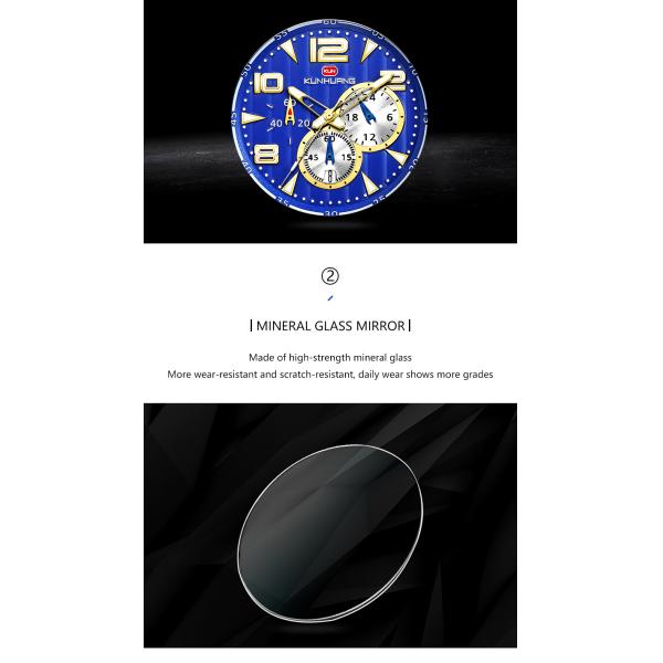 Black Sandel And Zebra Wooden Quartz Watch Blue Dial Luminous Water Proof 1016-1