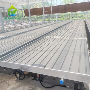 Customized Flower Growing Indoor Seedbed Nursery Grow Table Rolling Bench For
