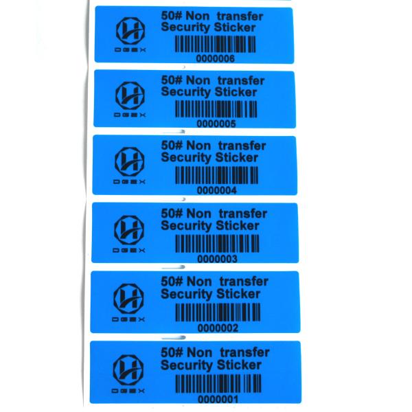 Buy Void Open Security Waterproof Label Sticker Tamper Evident Void Label at wholesale prices