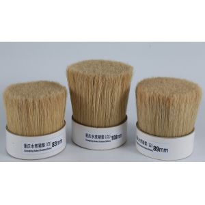 White boiled bristles